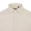 Camisa oxford manga larga hombre Velilla 405004s beige claro