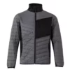 Chaqueta acolchada ligera Velilla 206009 en gris y negro