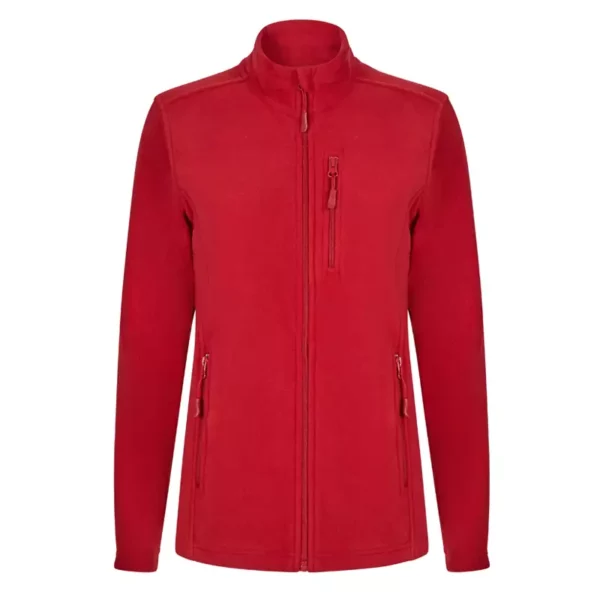 Chaqueta polar mujer 201502w, color rojo