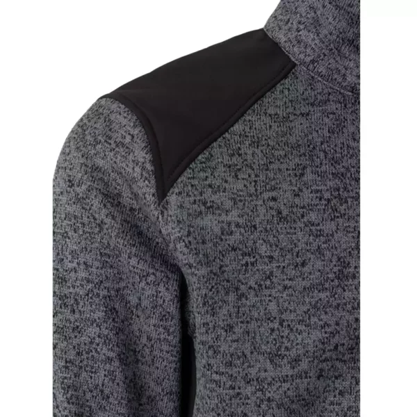 Chaqueta de trabajo punto afelpado 206008, gris y negro