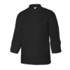 Chaquetilla de cocina microfibra manga larga 405210 negra