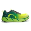 Zapatilla de Seguridad Forli Houston S1 PL HI CI FO SR ESD en color verde y amarillo