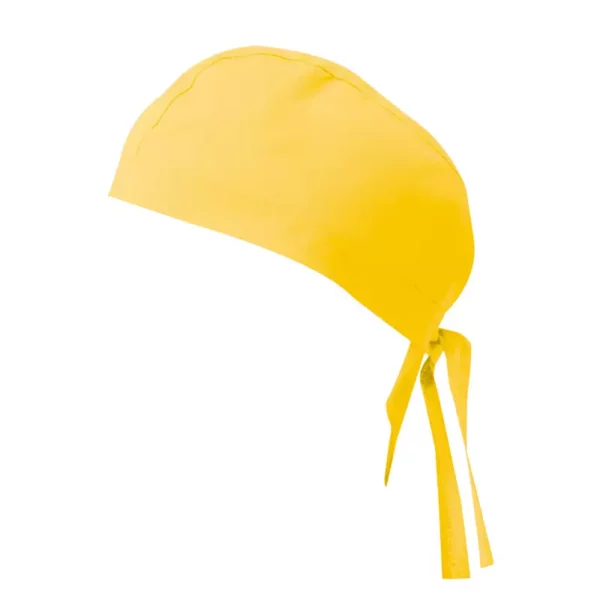 Gorro de cocina Velilla 404002, amarillo