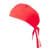 Gorro de cocina Velilla 404002, rojo coral