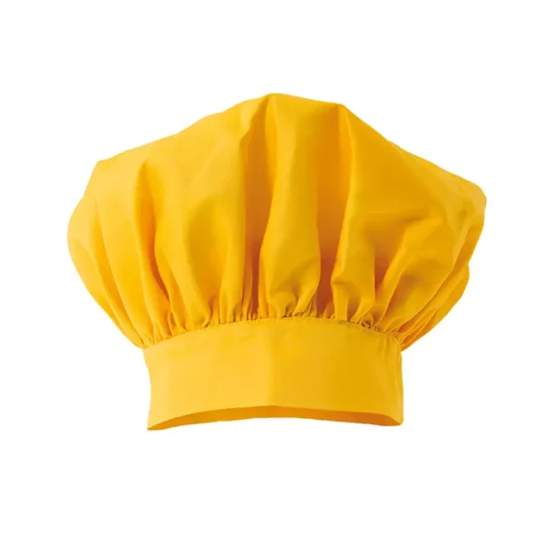 Gorro de cocina francés modelo 404001, color amarillo