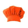 Gorro de cocina francés modelo 404001, color naranja flúor