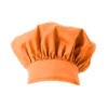 Gorro de cocina francés modelo 404001, color naranja claro