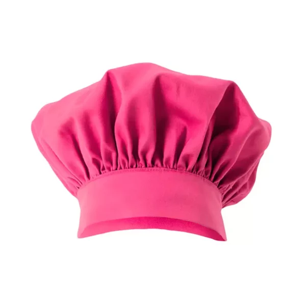 Gorro de cocina francés modelo 404001, color fucsia