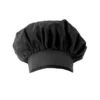 Gorro de cocina francés modelo 404001, negro