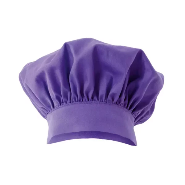 Gorro de cocina francés modelo 404001, color morado