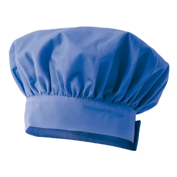 Gorro de cocina francés modelo 404001, color azul ultramar