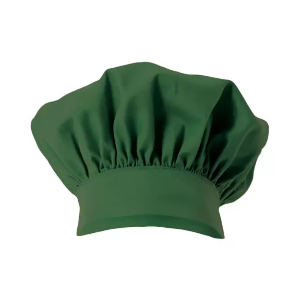 Gorro de cocina francés modelo 404001, color verde caza