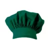 Gorro de cocina francés modelo 404001, color verde bosque