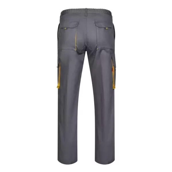 Pantalón bicolor Velilla 103004, gris y amarillo