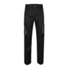 Pantalón bicolor Velilla 103004, negro y celeste