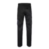 Pantalón bicolor Velilla 103004, negro y celeste