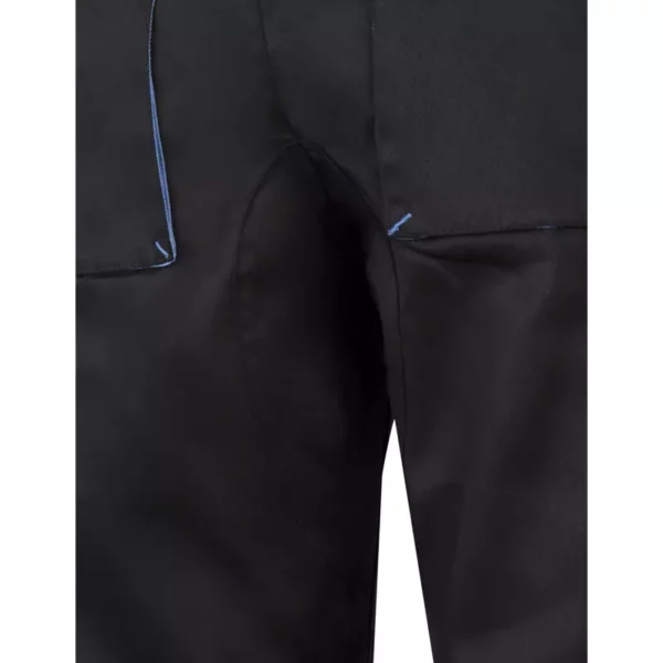 Pantalón bicolor Velilla 103004, negro y celeste