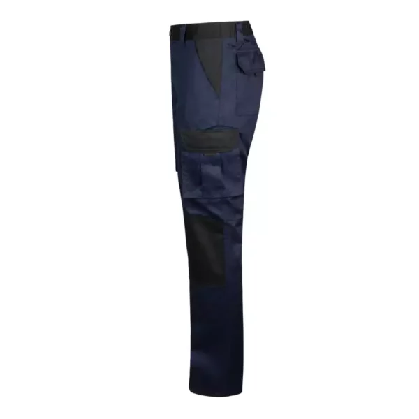 Pantalón bicolor modelo 103020B, azul navy y negro