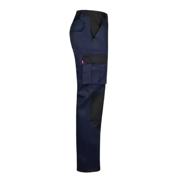 Pantalón bicolor modelo 103020B, azul navy y negro