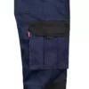 Pantalón bicolor modelo 103020B, azul navy y negro