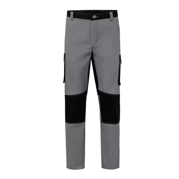 Pantalón bicolor modelo 103020B, gris y negro