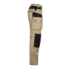 Pantalón canvas bicolor Velilla 103011B, beige y negro