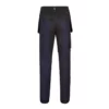 Pantalón canvas stretch bicolor Velilla 103019S, azul navy y negro