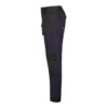 Pantalón canvas stretch bicolor Velilla 103019S, azul navy y negro