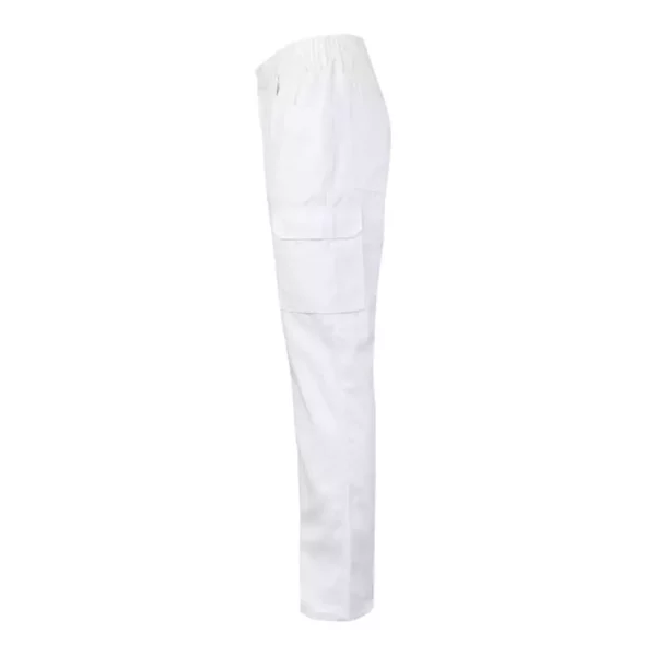 Pantalón multibolsillos modelo 103025 en color blanco