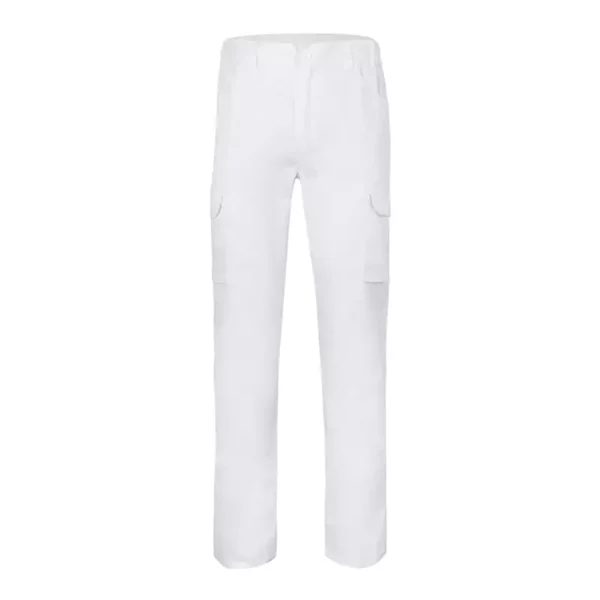 Pantalón multibolsillos modelo 103025 en color blanco