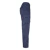 Pantalón stretch bicolor Velilla 103024S en color azul navy con detalles celeste