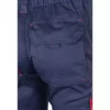 Pantalón stretch bicolor Velilla 103024S en color azul navy con detalles rojo