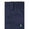 Pantalón stretch bicolor Velilla 303002s, azul navy y amarillo flúor