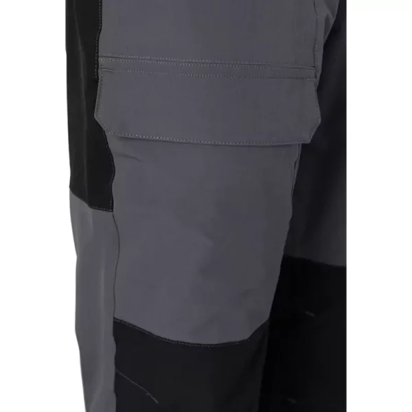 Pantalón trekking stretch Velilla 103022S, gris y negro