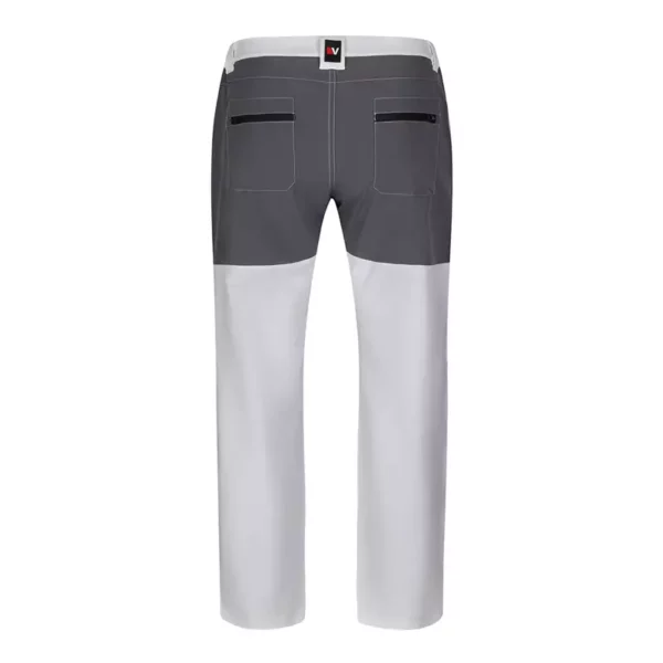 Pantalón trekking stretch Velilla 103022S, blanco y gris