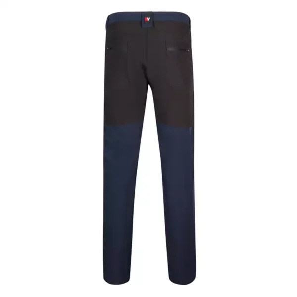 Pantalón trekking stretch Velilla 103022S, azul navy y negro