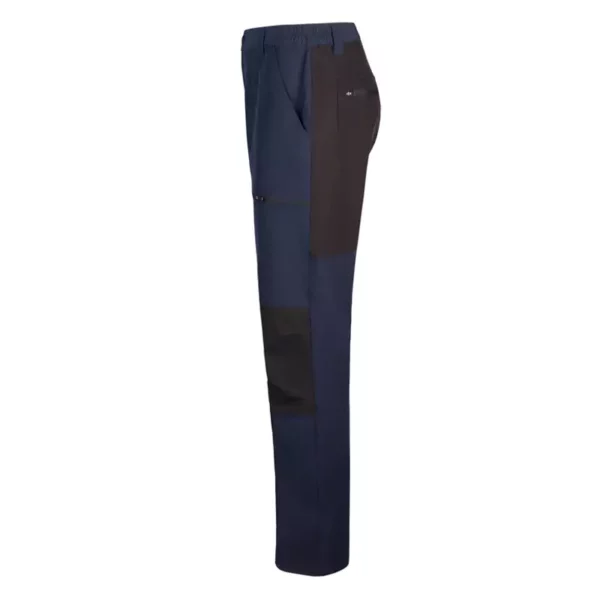 Pantalón trekking stretch Velilla 103022S, azul navy y negro