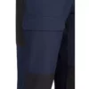 Pantalón trekking stretch Velilla 103022S, azul navy y negro