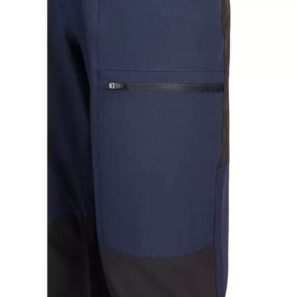 Pantalón trekking stretch Velilla 103022S, azul navy y negro