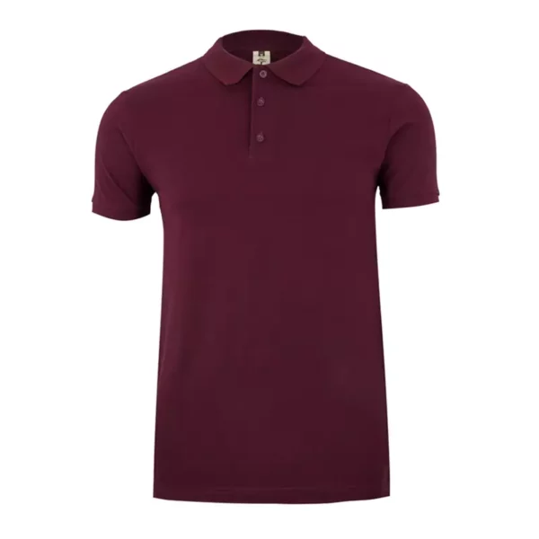 Polo de manga corta unisex Mukua MK215CV vino