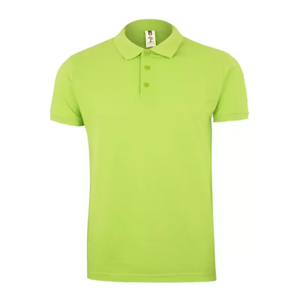 Polo de manga corta unisex Mukua MK215CV verde lima