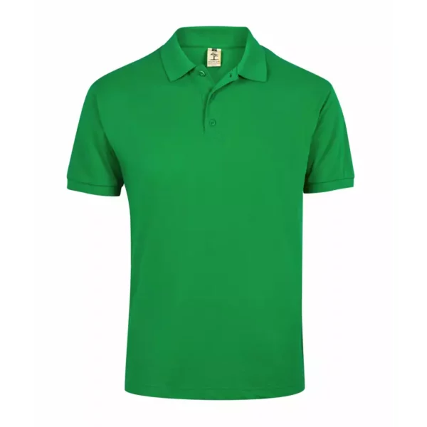 Polo de manga corta unisex Mukua MK215CV verde real