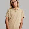 Polo de manga corta unisex Mukua MK215CV beige arena