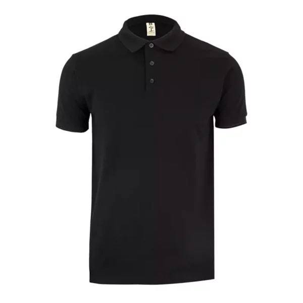 Polo de manga corta unisex Mukua MK215CV negro