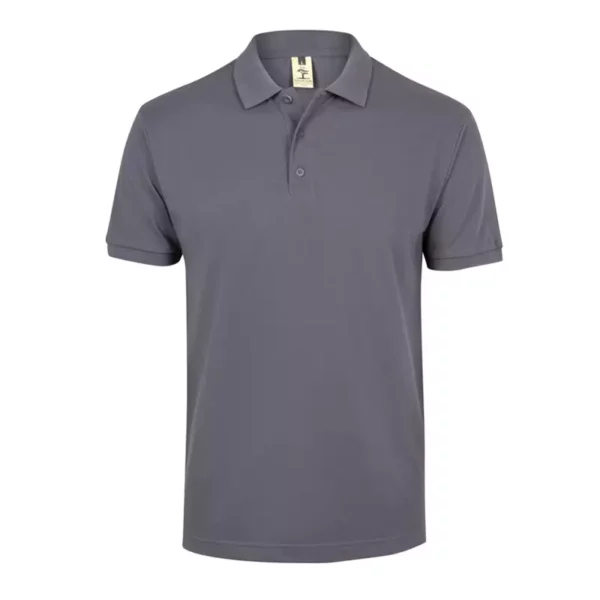 Polo de manga corta unisex Mukua MK215CV gris oscuro