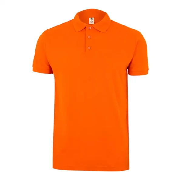 Polo de manga corta unisex Mukua MK215CV naranja