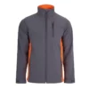 Chaqueta softshell bicolor 106004 en gris y naranja