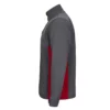 Chaqueta softshell bicolor 106004 en gris y rojo