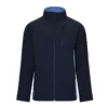 Chaqueta softshell bicolor 106004 en azul marino y celeste