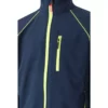 cazadora de trabajo softshell bicolor VELILLA 206001, azul marino y amarillo flúor